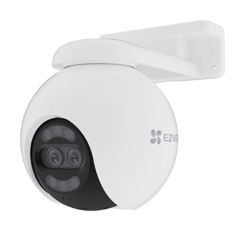 Camara de vigilancia ezviz, ip wifi pt, interiorexterior, cs-h80x, alambricoinalambrico, 3840x2160 4k ultra hd, dianoche