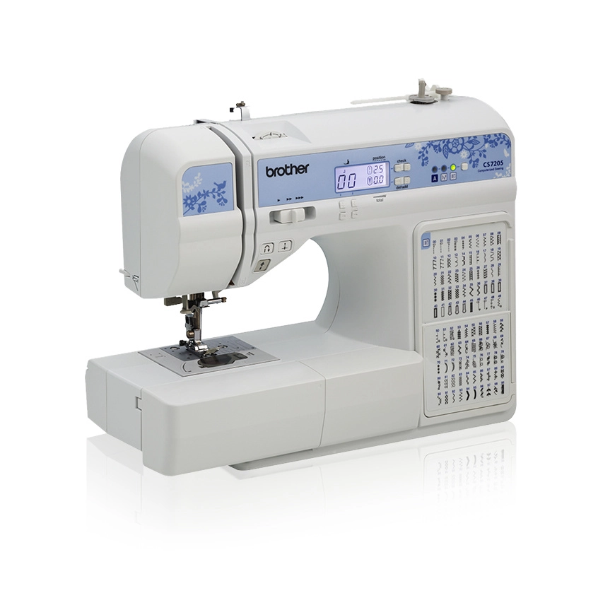 Brother maquina de coser computariza cs7205, 150 puntadas , mesa de extensión