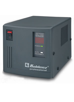 Regulador koblenz er-2550 - 6, negro, oficina, 2500 va, 2000 w