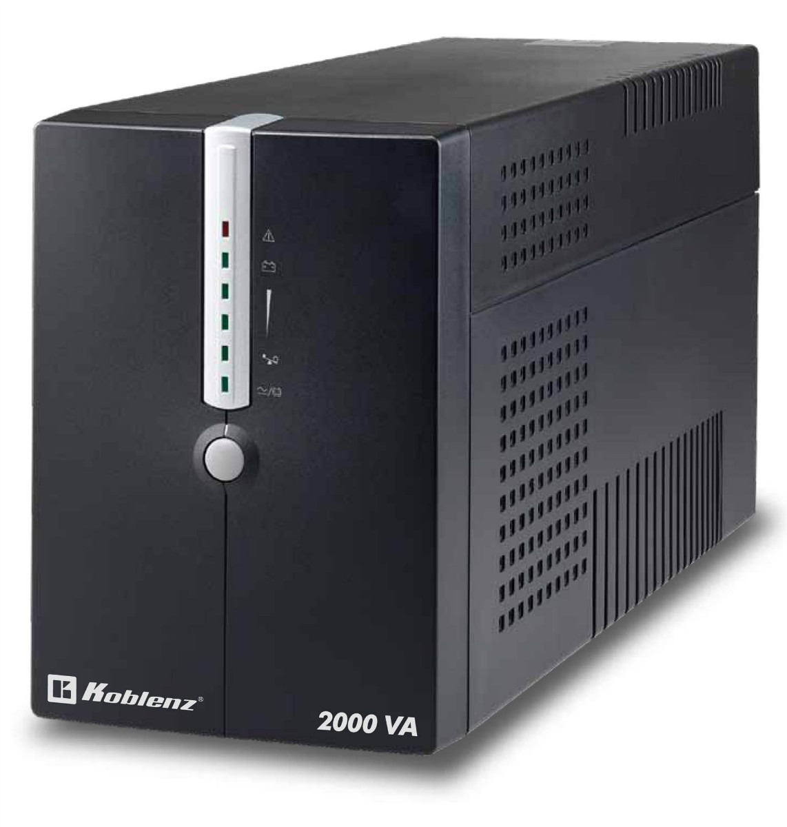 No-break koblenz 20012-usb/r - 2000 va, 1200 w, 4 h, negro, oficina