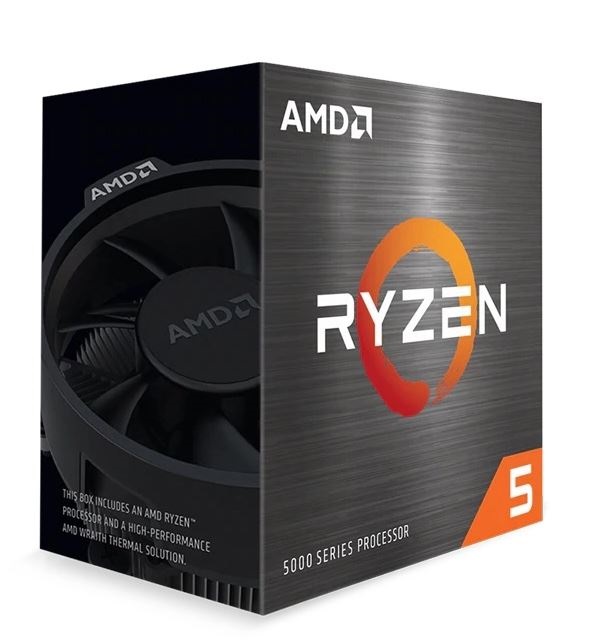 Procesador amd ryzen 5 5600x am4 - con ventilador, requiere tarjeta de video independiente