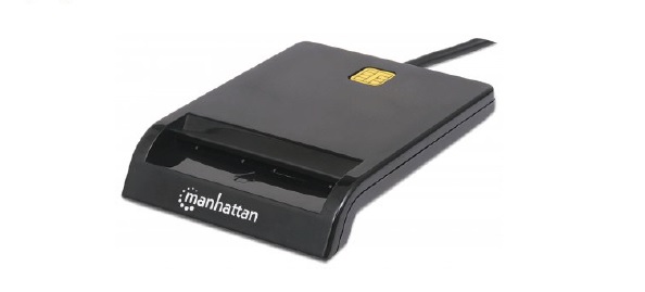 Lector de tarjetas inteligentes manhattan 102049 - negro, usb 2.0, 88 x 65 x 15 mm, abs sintéticos