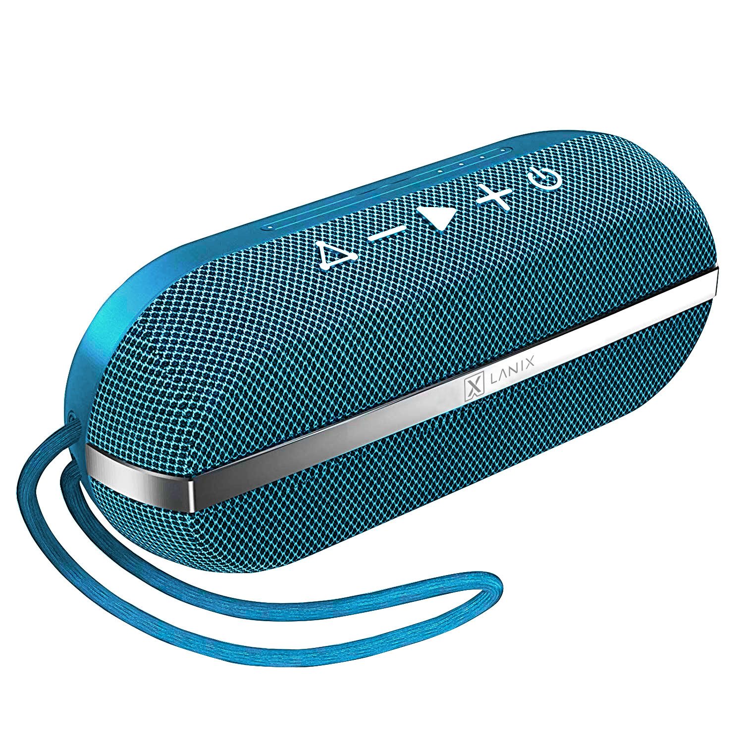 Bocina bluetooth lanix 11316 - lxsp prt, altavoz portátil, estéreo, azul, 12 w