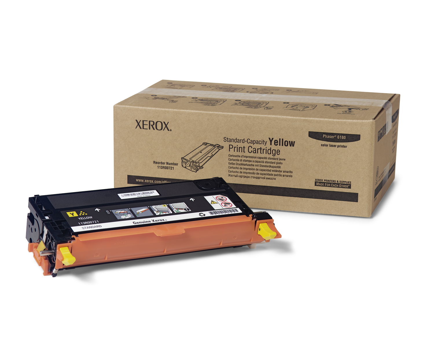 Xerox 113r00721 toner amarillo estandar