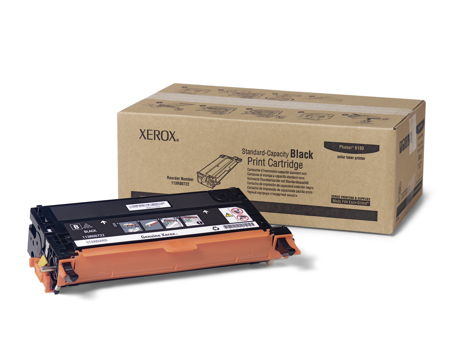 Xerox 113r00722 toner negro estandar