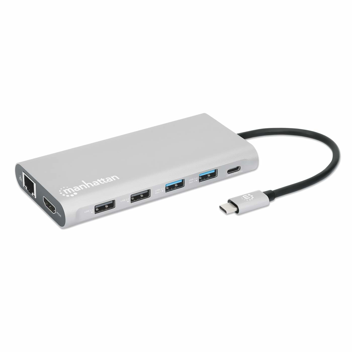 130660 docking station usb-c para triple monitor. soporta hasta 100w.