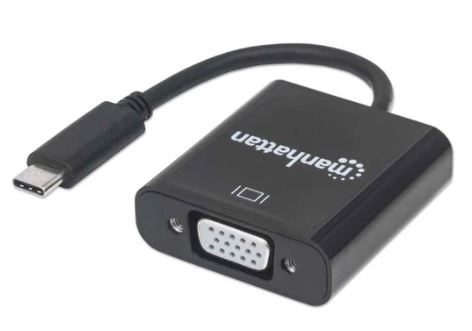 151771 convertidor usb-c a vga; convierte una señal usb-c a una pantalla vga - soporta resoluciones de hasta 1920x1080p a 60hz