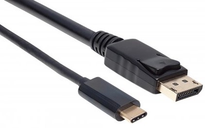 152464 cable usb-c a displayport - conecta fácilmente un dispositivo usb-c modo dp alt a una pantalla dp, 2m color negro.