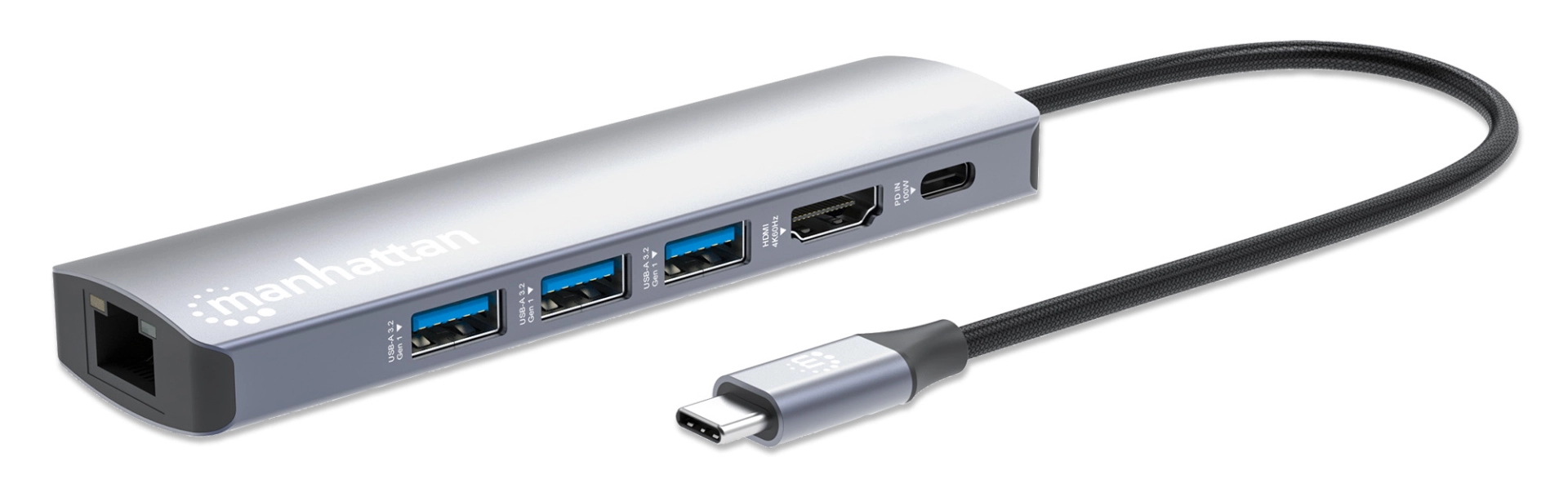 153959 docking usb-c con hub - 6 en 1