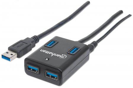 162302 hub usb 3.0 de supervelocidad incluyte fuente ac.