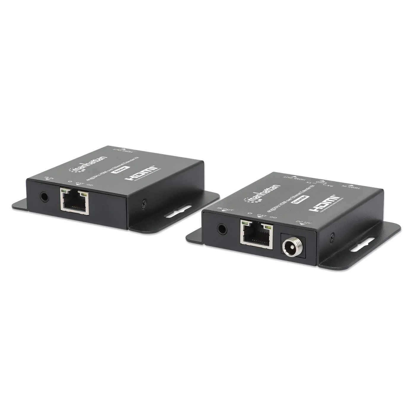 168397 kit extensor de hdmi sobre ethernet 4k 30hz - extiende una señal hdmi hasta 70 m utilizando un cable ethernet cat6