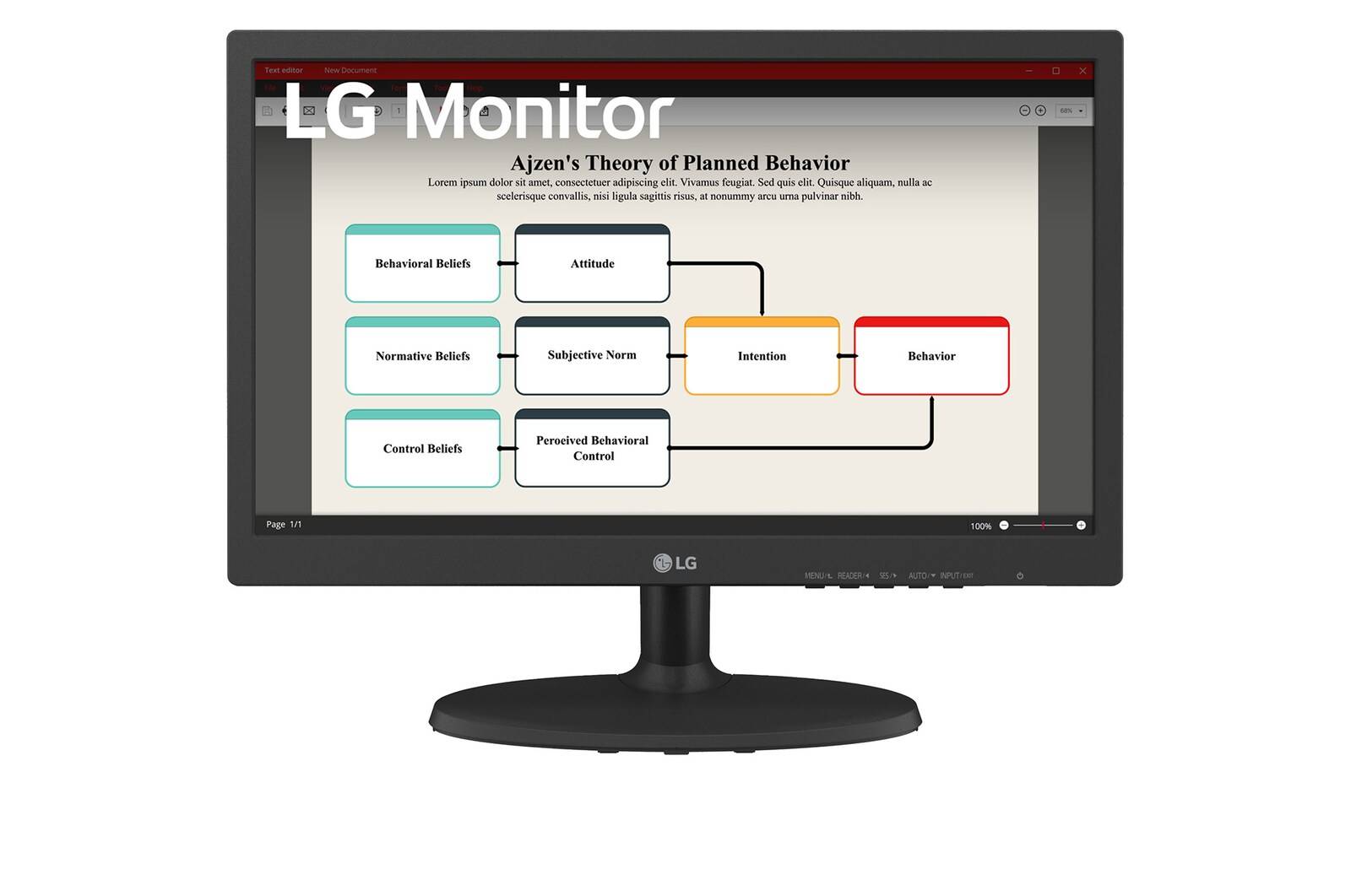 Monitor lg 18.5 pulgadas 19ba300 hd