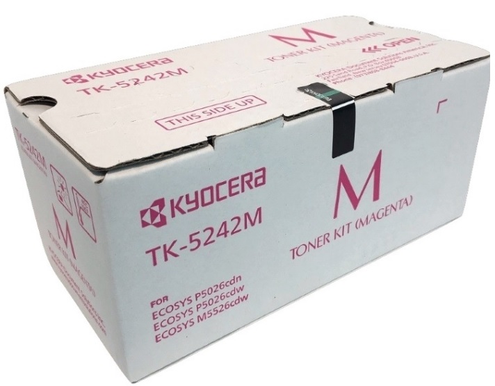 Toner kyocera tk-5242m - 3000 páginas, magenta, ecosys p5026cdw