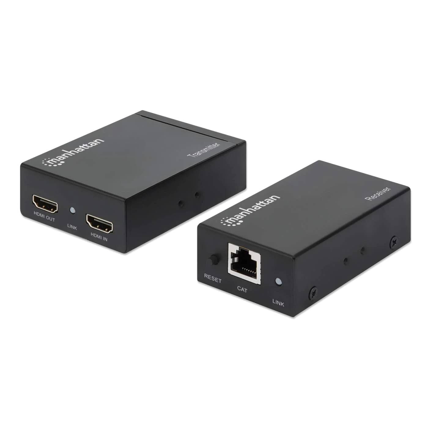 207461 kit extensor de hdmi sobre ethernet 1080p hasta a 100 m - cable cat6, soporta ir