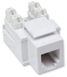 210843 jack rj11 rj12 keystone de impacto blanco