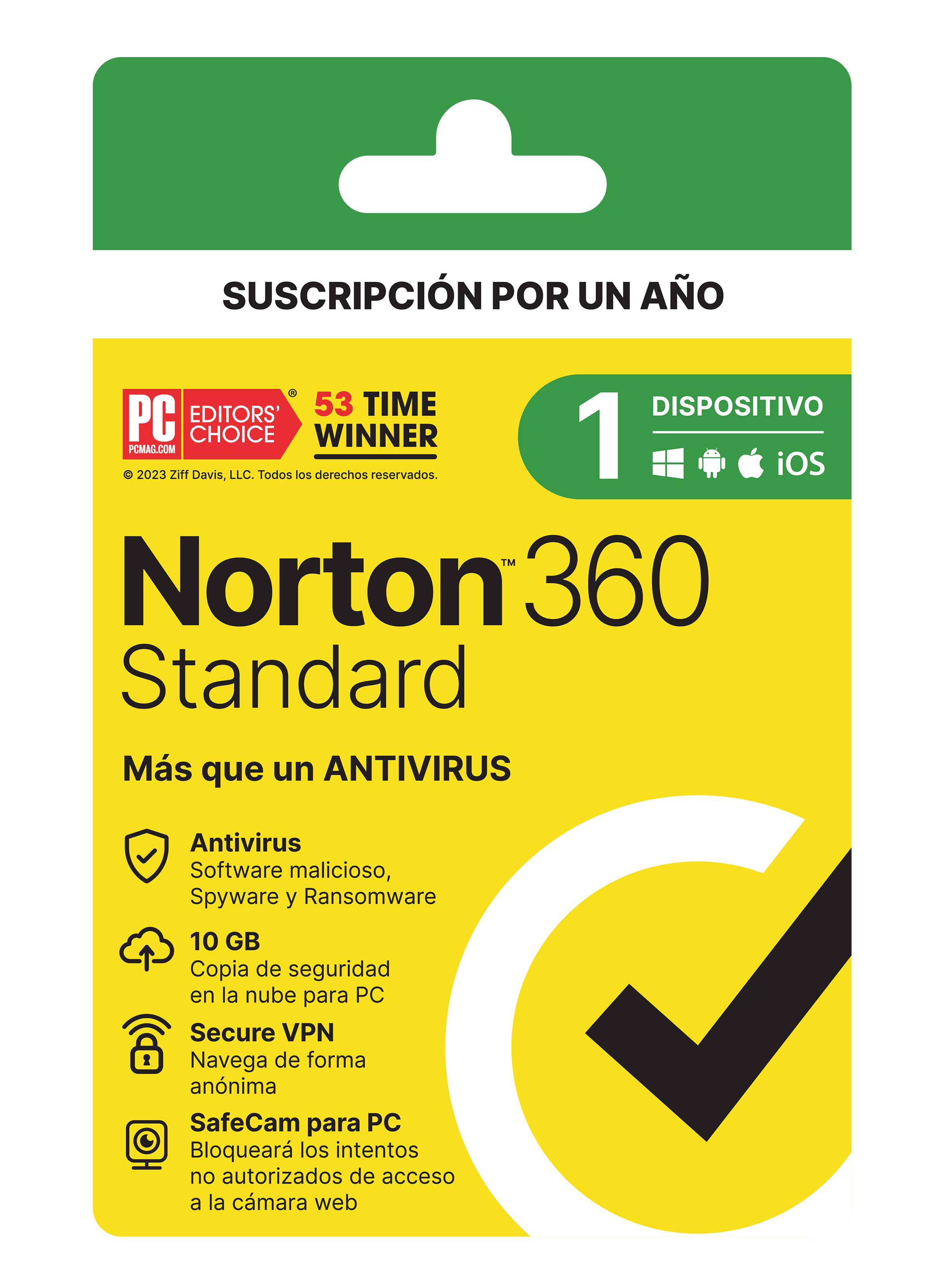 Norton 360 standard 1d 1a 21443411