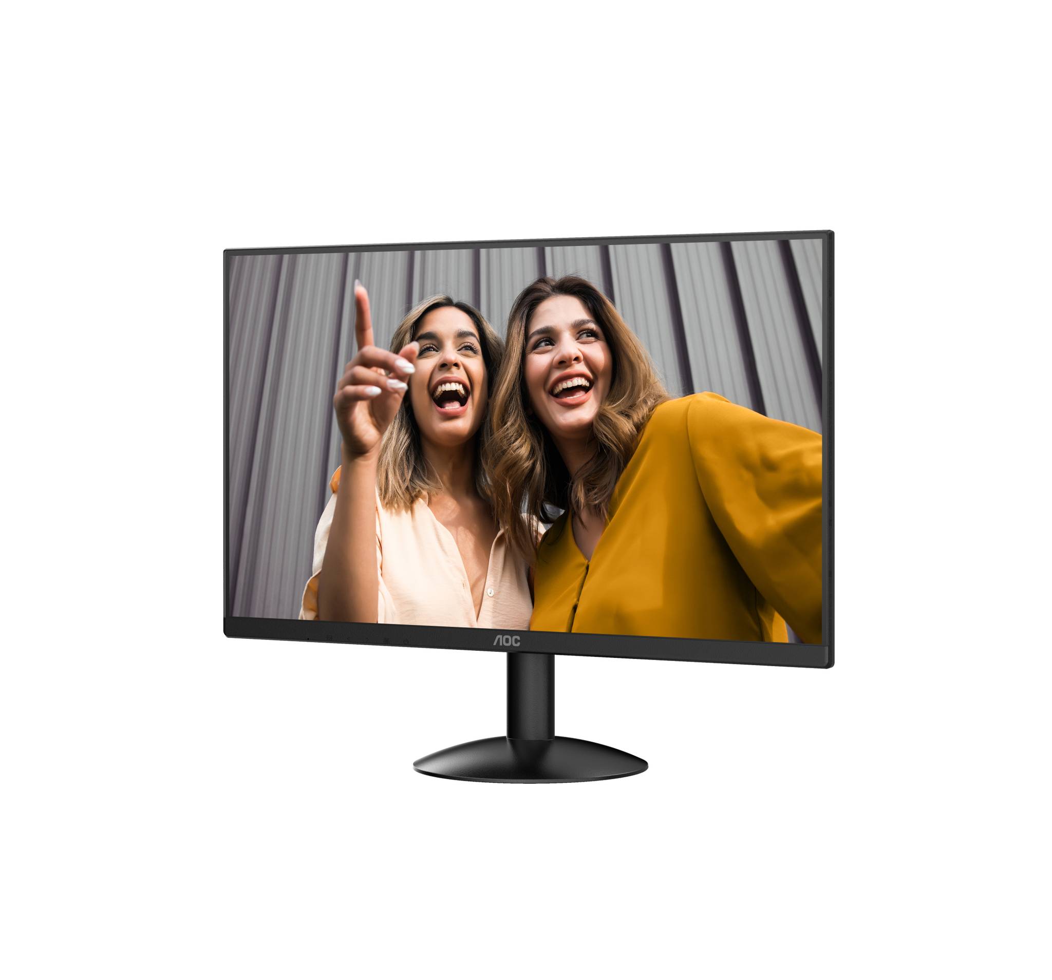 Monitor led aoc 24b30h2 / color negro / panel ips  23.8 / hdmi y vga / aspecto 16:9 / tiempo d.r. 1ms / full hd 1920 x 1080 /  100 hz / vesa 100x100 mm / contraste 20,000,0001 / brillo 250 cd/m2