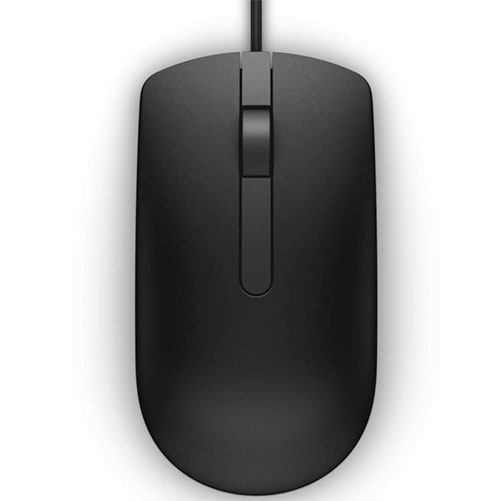 Mouse dell ms116 - negro, usb, óptico