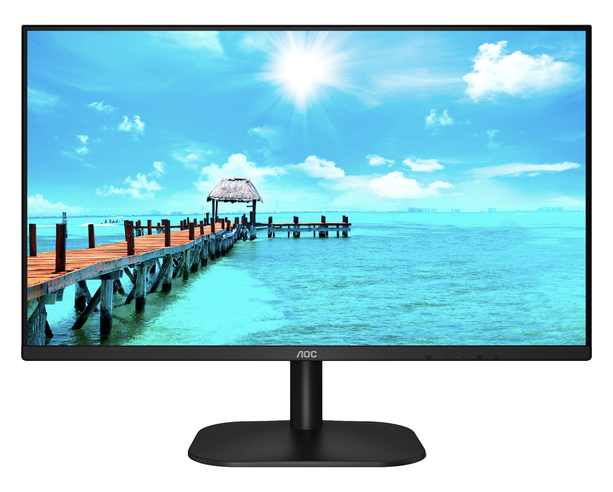 Monitor  aoc  27b2h - 27 pulgadas, 250 cd / m², 1920 x 1080 pixeles, negro