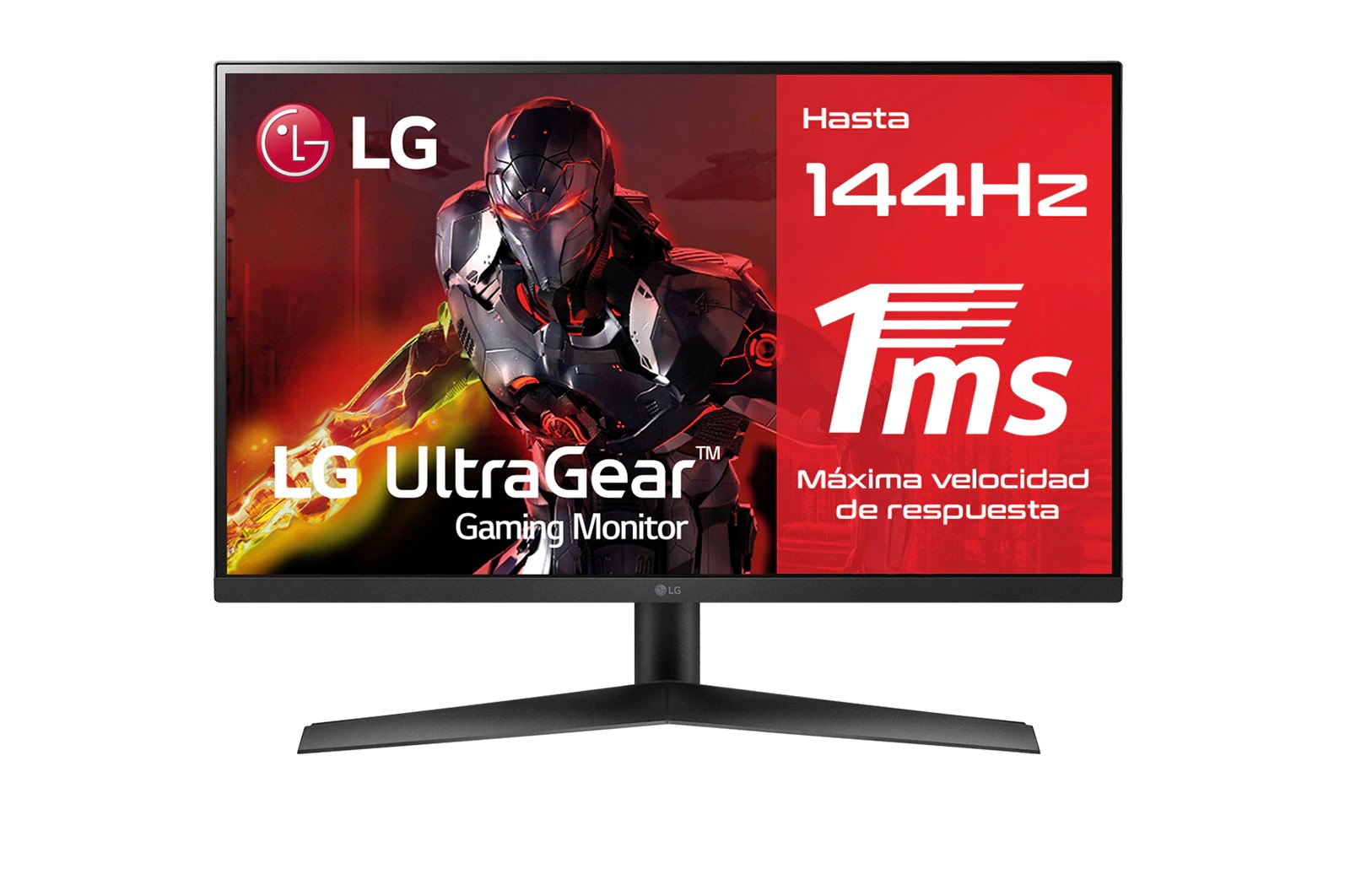 Monitor lg 27gn60r - 27 pulgadas, 350 cd / m², 1920 x 1080 pixeles, 1 ms, fhd