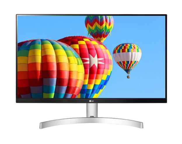 Monitor lg 27mk600m-w  27 pulgadas - 250 cd/m”, 1920x1080 pixeles, 5 ms, color blanco / bisel  negro