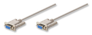 301404 cable db9 hembra a db9 hembra - 1.8m, cable null modem