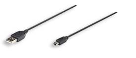 302340 cable usb v2.0 a-mini b 3m negro