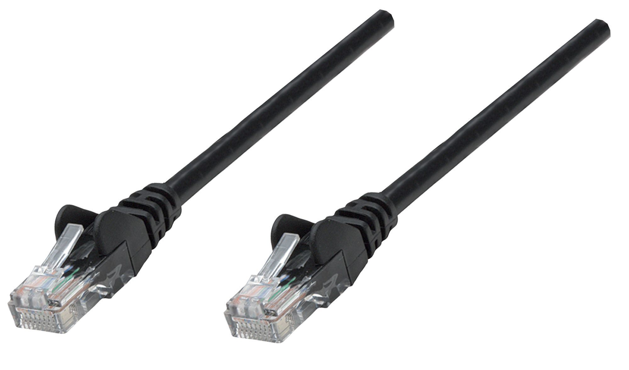 Cable de red cat6a s/ftp intellinet 313834 - 0, 3 m, rj-45, rj-45, macho/macho, negro