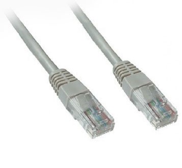 Cable patch 5e brobotix 318050 - 15 m, rj-45, rj-45, gris