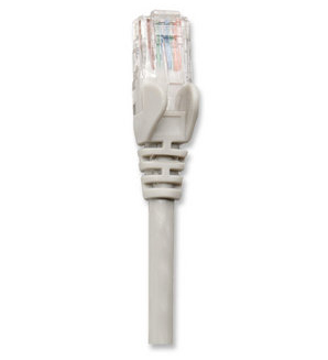 Cable de red intellinet 318921 cat5e - 1 m, rj-45, rj-45, macho/macho, gris