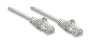 319973 cable de red cat5e utp 15.0m color gris; contactos con baño de oro para una mejor conexión.