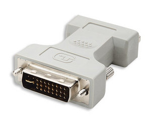 328883 adaptador de vídeo digital dvi-i  macho a vga hembra - compatible con interfaces dvi-i y dvi-d