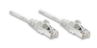 341974 cable de red cat6 utp 3.0m color blanco; contactos con baño de oro para una mejor conexión