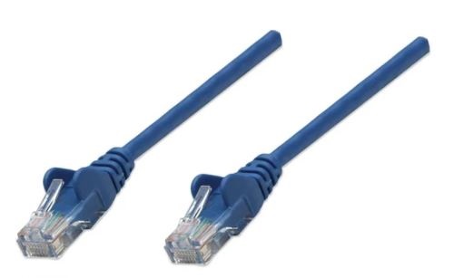 Cable de red intellinet 342575 cat6 - 1 m, rj-45, rj-45, macho/macho, azul