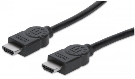 Cable hdmi alta velocidad con ethernet 4k@30hz manhattan 353274 - 7.5, macho, negro