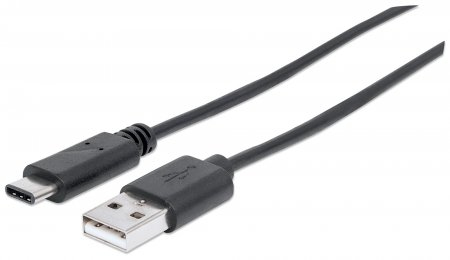 Cable usb c manhattan 354981 - usb a, usb c, 3 m, negro