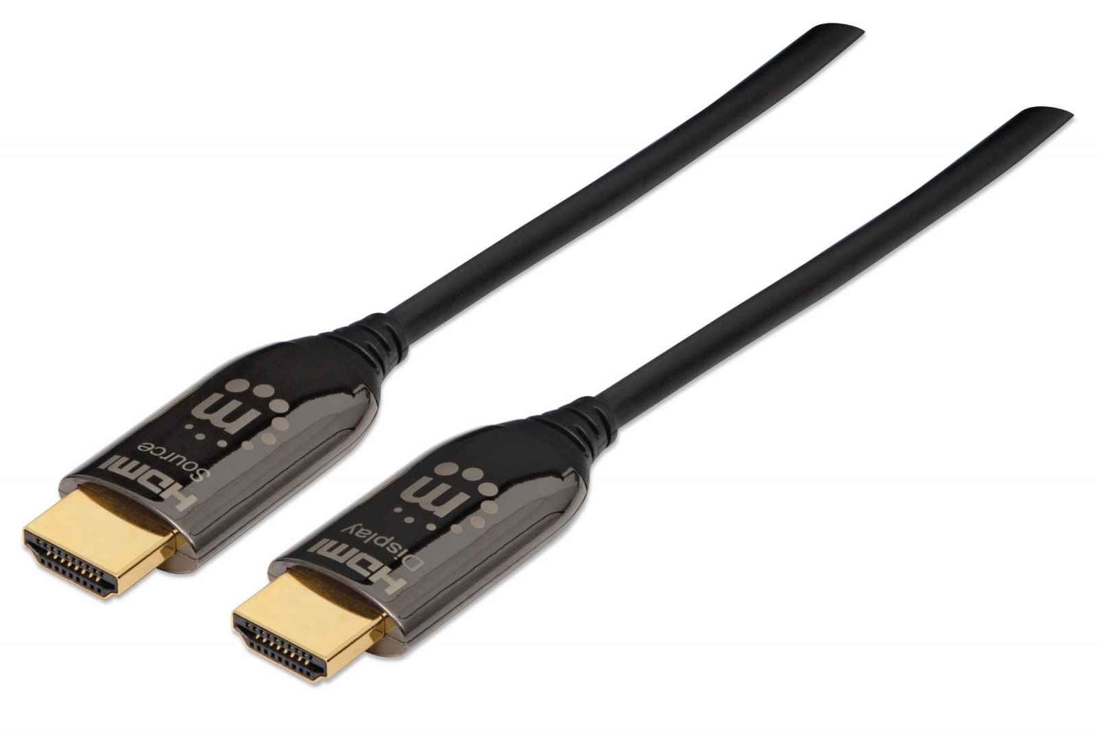 355438 cable hdmi 4k 60hz óptico activo con clasificación plénum de 30 mts