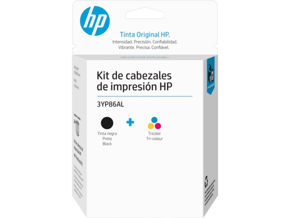 Hp kit cabezal 3yp86al negro/tricolor