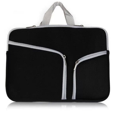 Funda - 15.4 pulgadas, p/laptop, neopreno, negro, brobotix 457896n