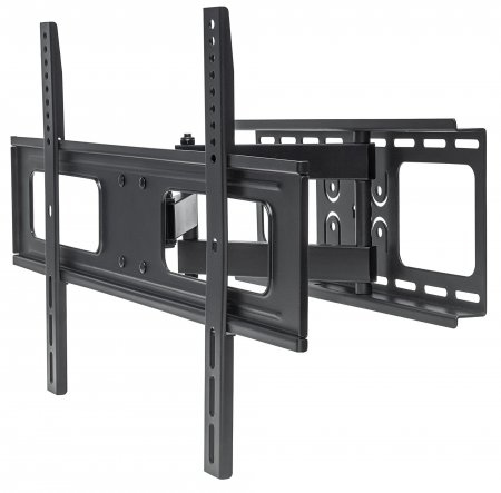 461283 soporte para tv de pared movimiento articulado - pantallas curvas o planas de 37 a 70 pulgadas, de máximo 50 kg, se despliega hasta 47.5 cm