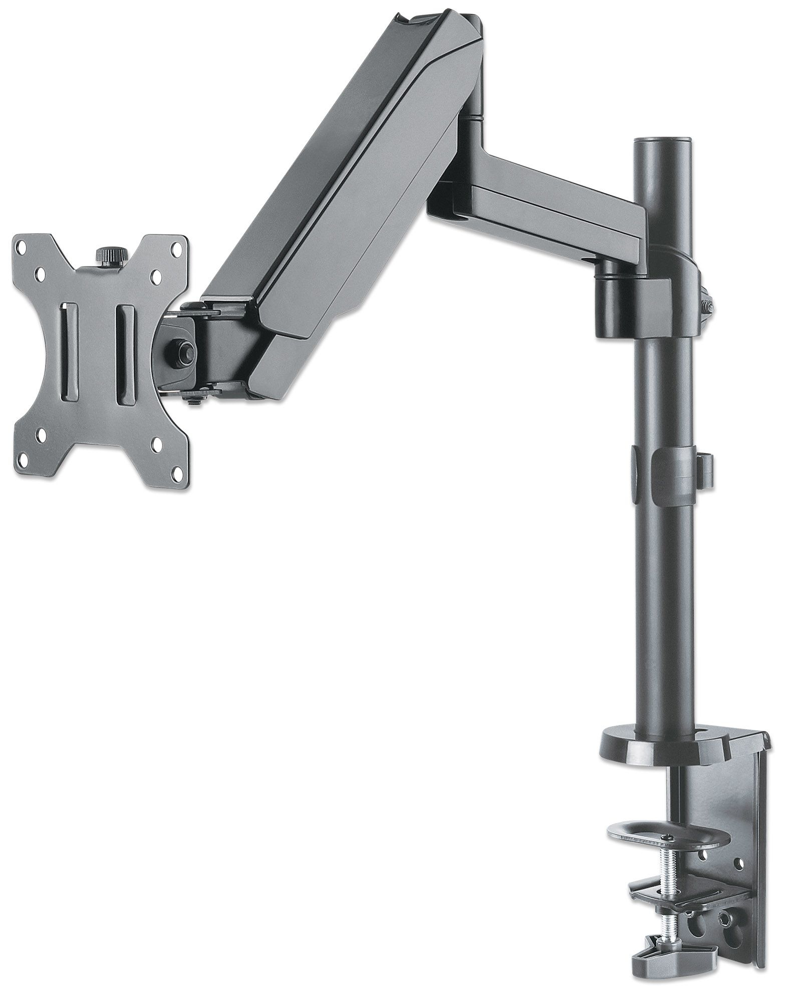 Soporte universal de pared para monitor manhattan con pistón a gas - soporta un monitor de 17 pulgadas a 32 pulgadas