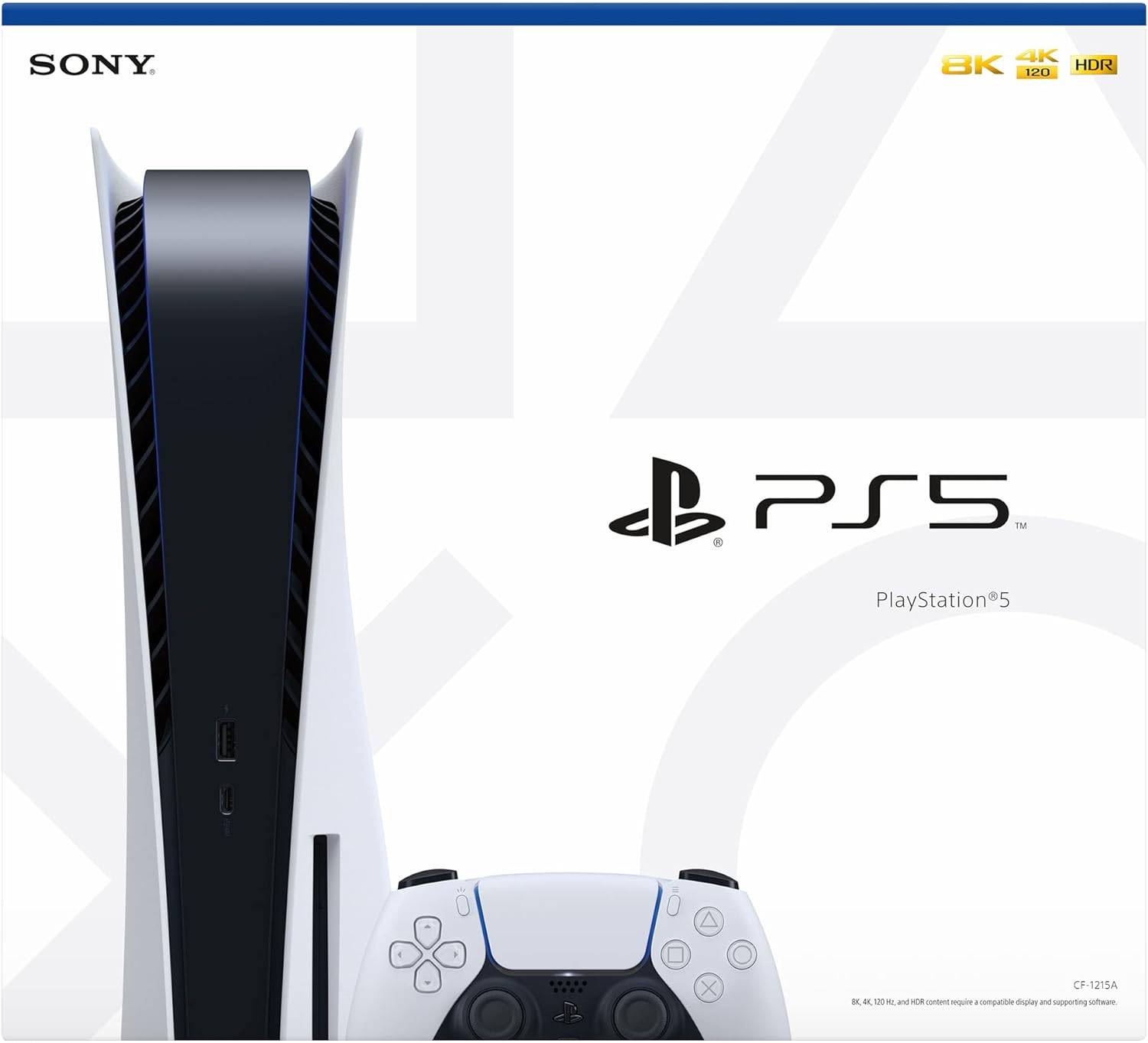 Consola playstation 5 edición standard con lector version internacional