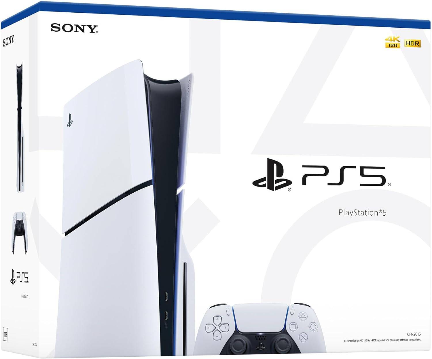 Consola playstation 5 slim edición standard con lector version internacional