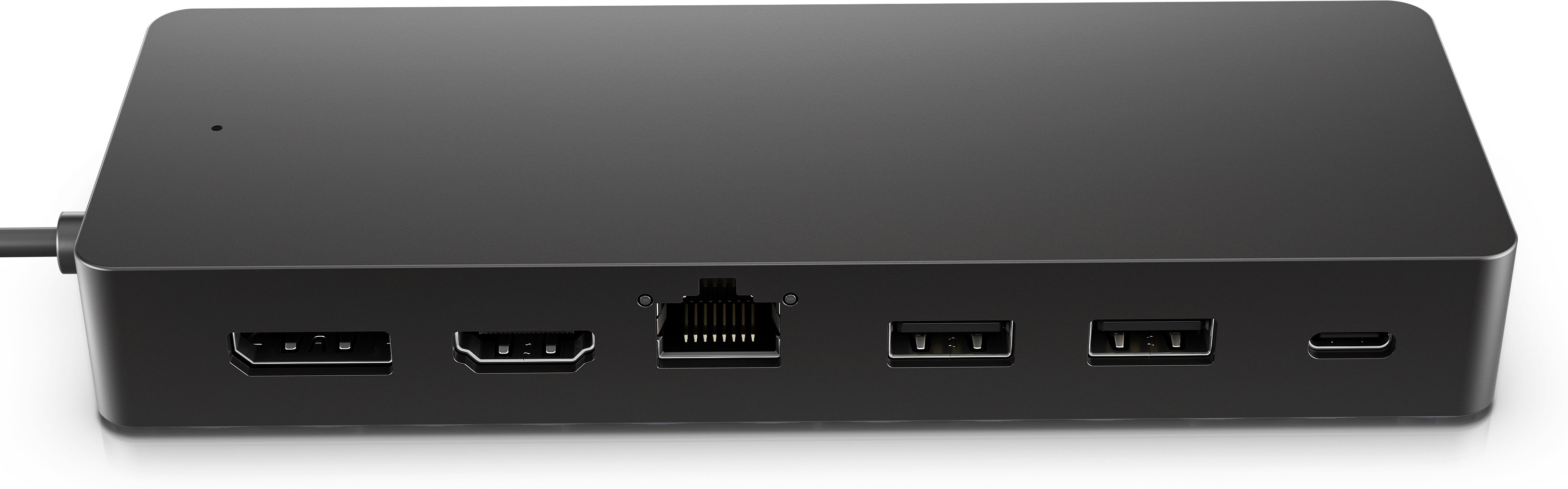 Hub multipuerto usb-c universal hp 50h55aa conexión de datos - video o red[4]. 1 hdmi 2.0, 1 displayport™ 1.2, 2 puertos usb-a, 1 puerto usb-c®[1], 1 puerto