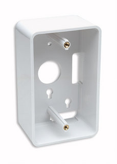 517874 caja para pared de 4.7cm de profundidad color blanco - la caja incluye tornillos de montaje.