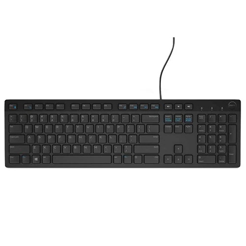 Teclado dell kb216 (inglés) - usb, negro, pc/server, alámbrico