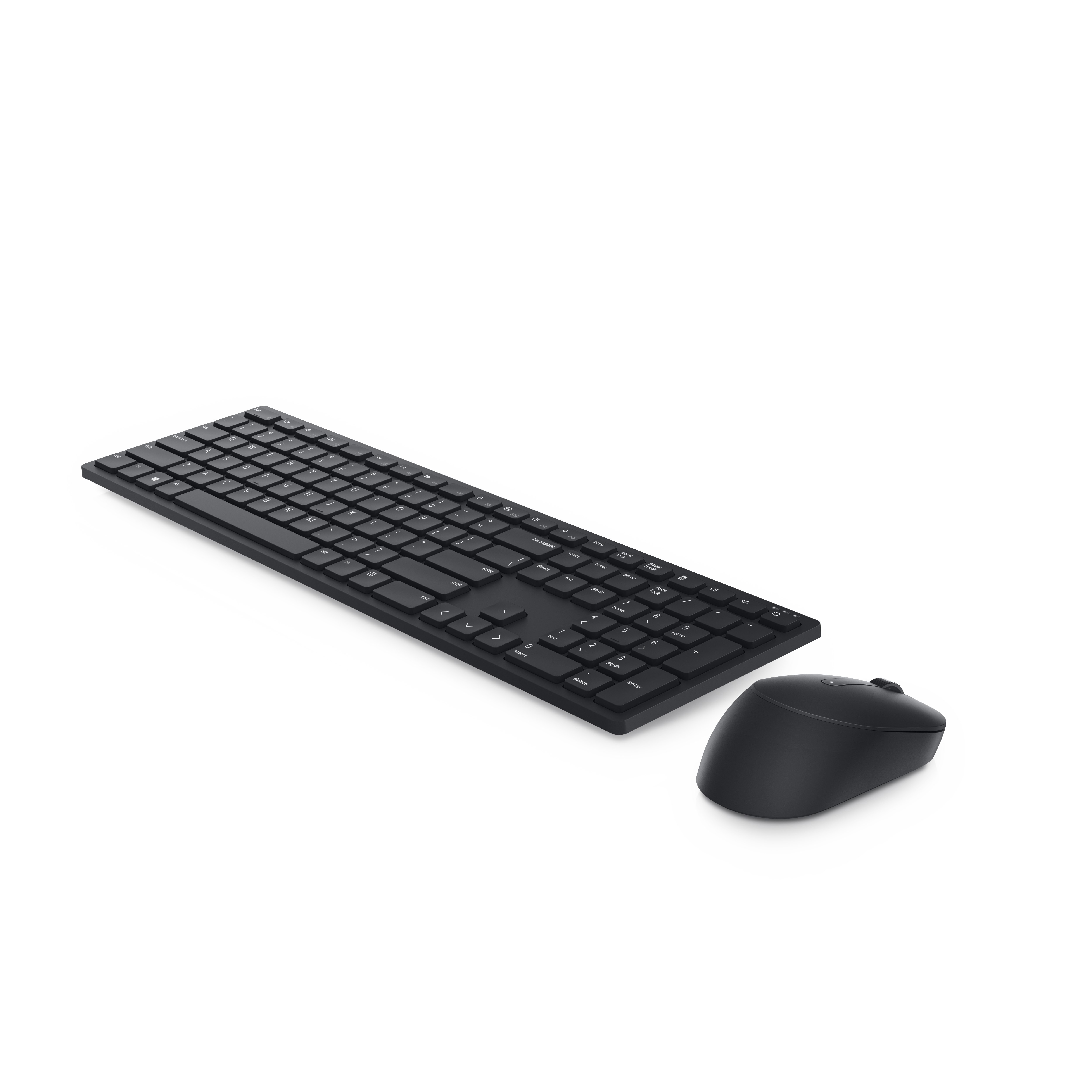 Kit teclado y mouse dell km5221 - español, negro