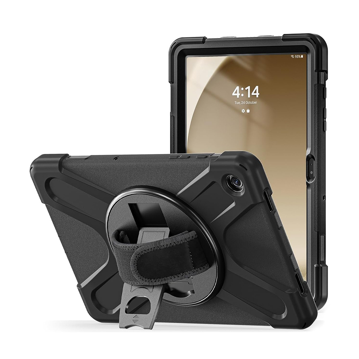 Funda de uso rudo - con correa y giro 360º para samsung galaxy a9+ 11 x210/x216/x218, 6006580 brobotix