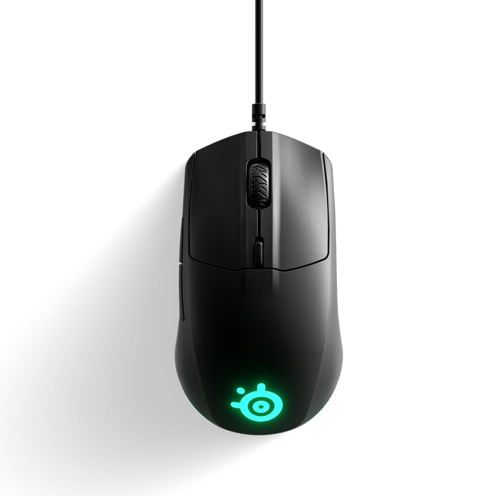 Mouse para juegos steelseries rival 3. 8.500 cpi. truemove core sensor óptico. 6 botones programables. botones de disparo divididos