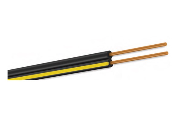 Cable acometida condumex 640005 - 305 m, negro, amarillo, cable acometida 2/18 pvc, 100  cobre